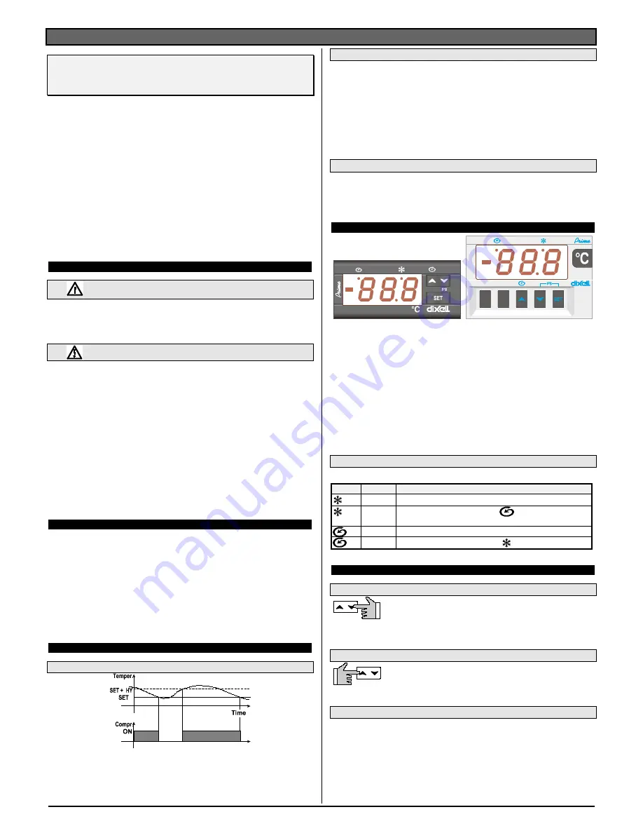 dixell XR80C Installing And Operating Instructions Download Page 1