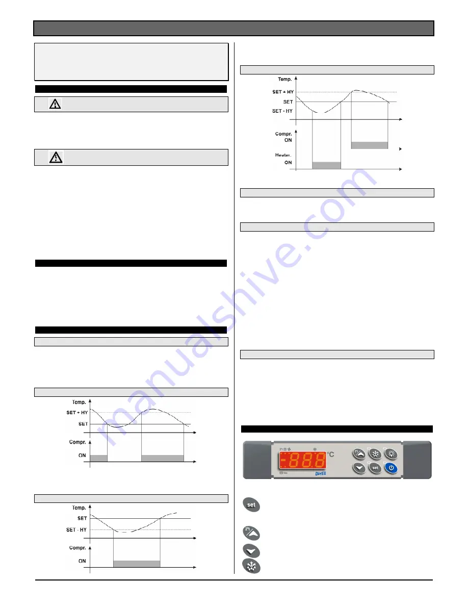 dixell XW360K Installing And Operating Insructions Download Page 1