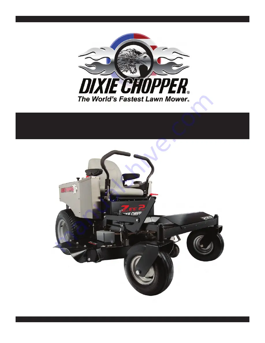 Dixie Chopper 2014 Zee 2 Скачать руководство пользователя страница 1