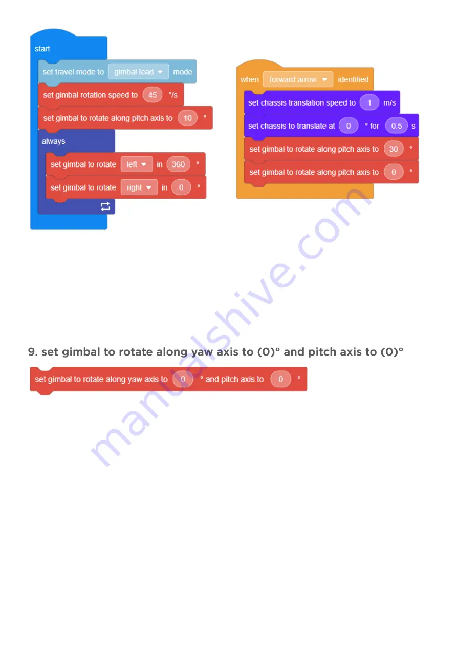 dji RoboMaster EP Programming Manual Download Page 54