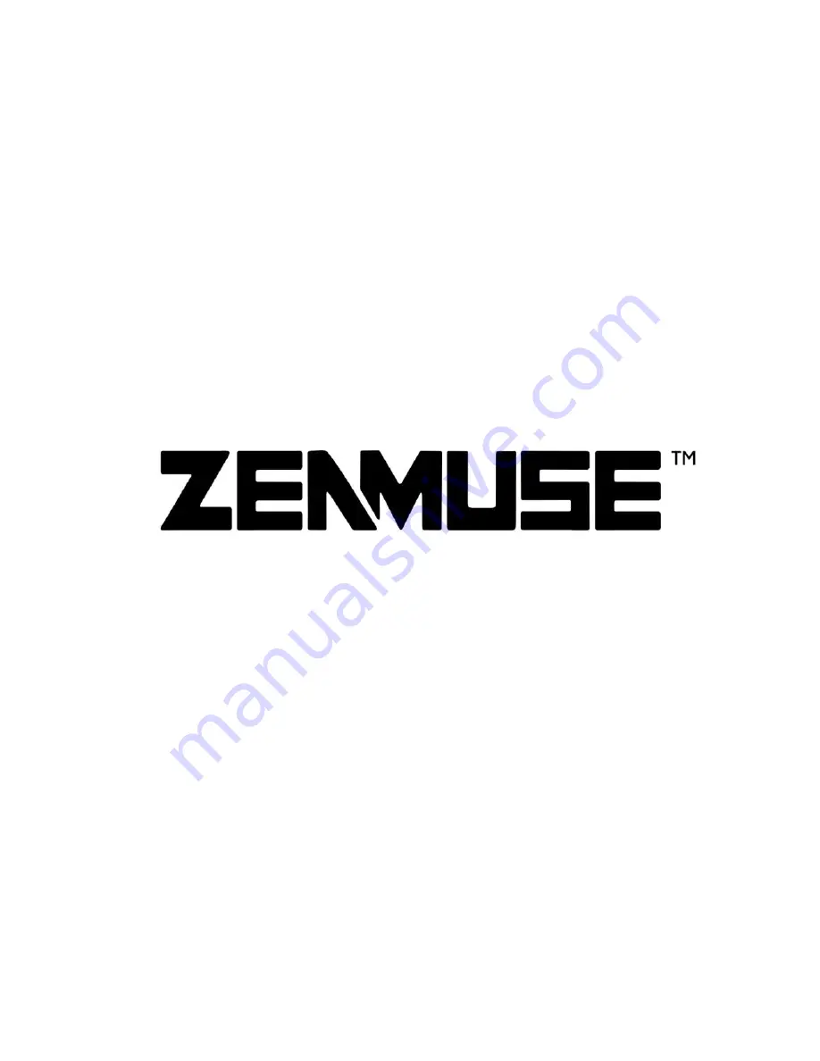 dji Zenmuse Z15 User Manual Download Page 1