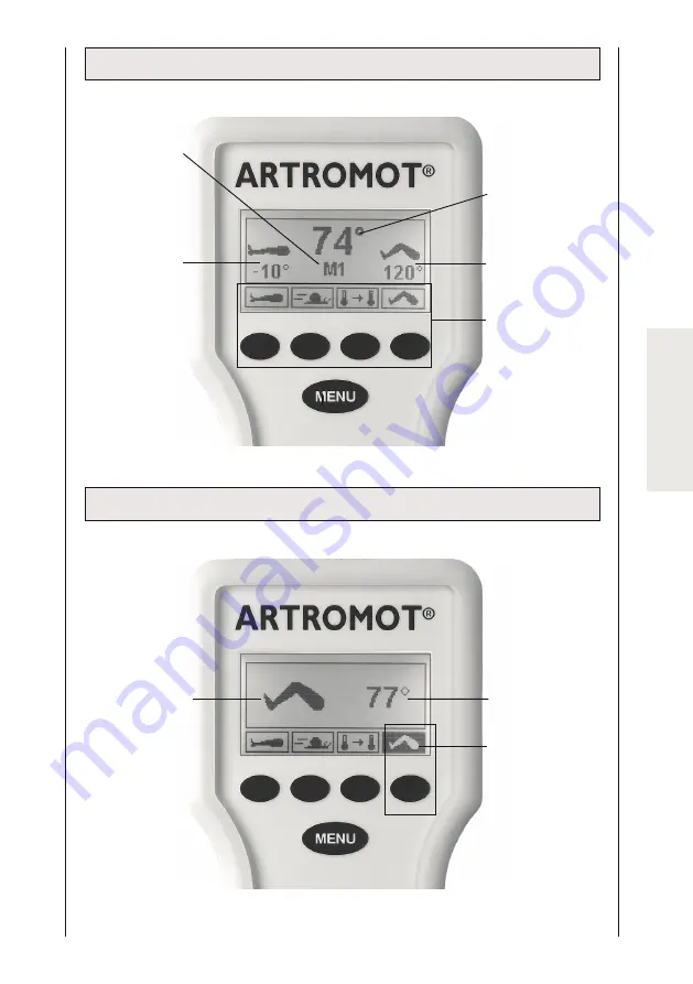 DJO Artromot-K1 Classic Operating Instructions Manual Download Page 75