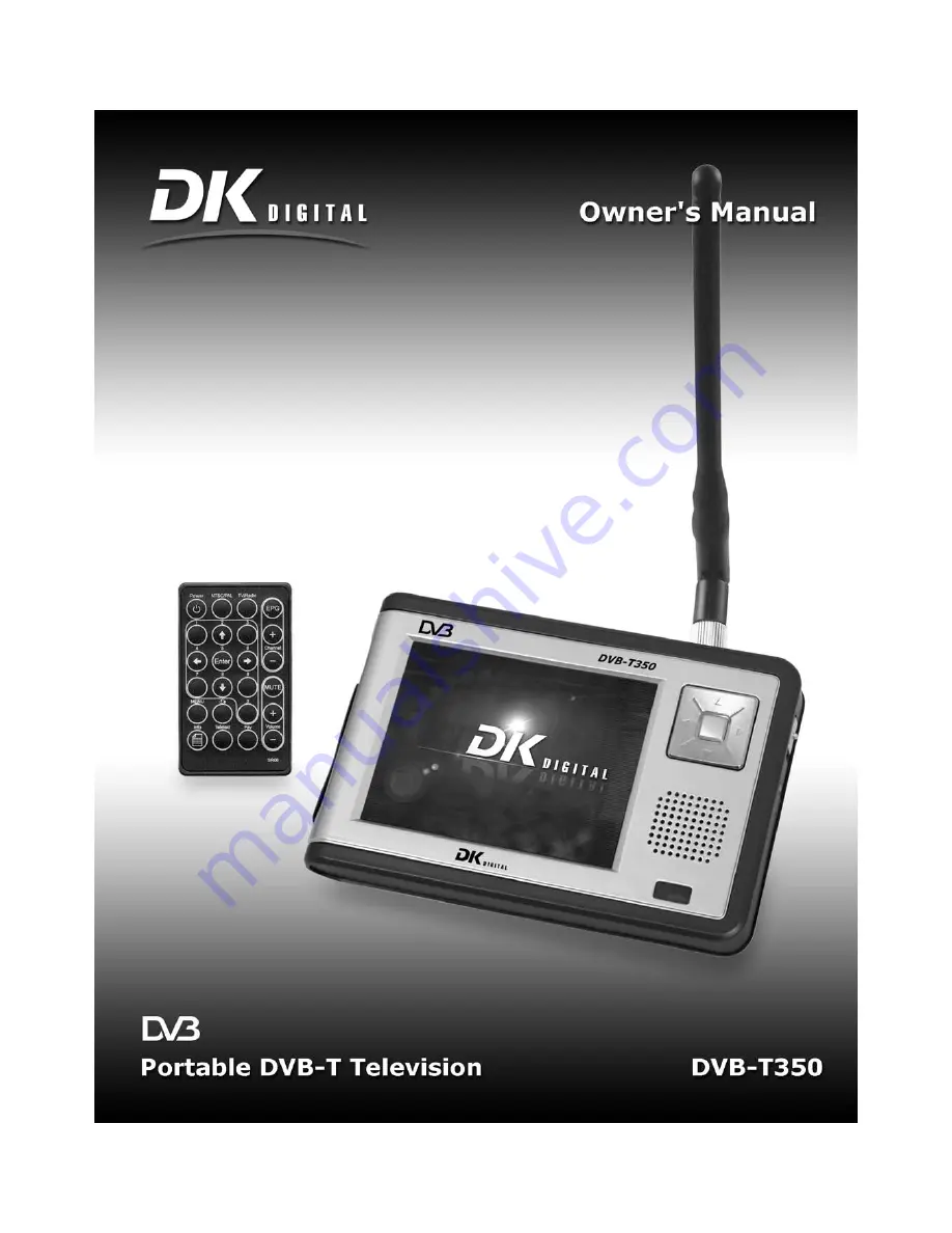 DK Digital DVB-T350 Owner'S Manual Download Page 1