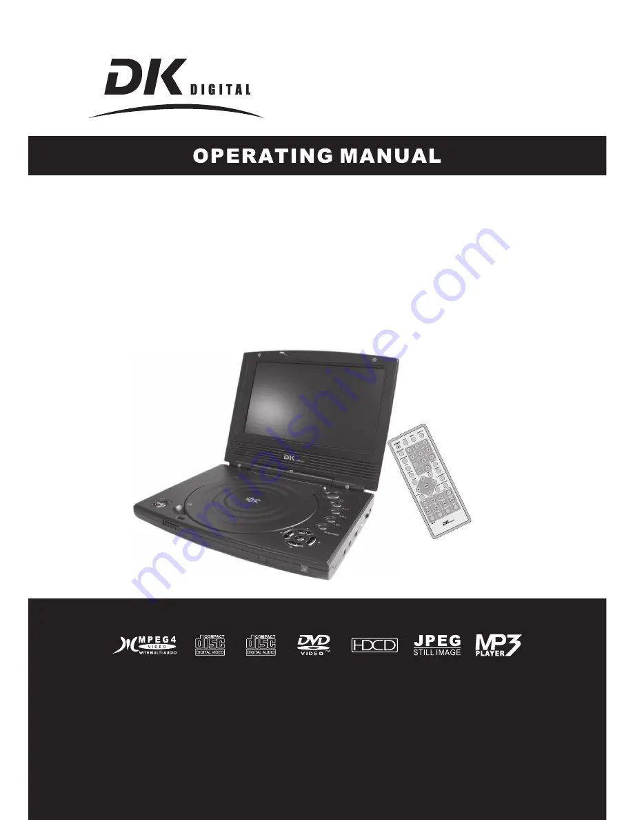 DK Digital DVP-188 Operatiing Manual Download Page 1