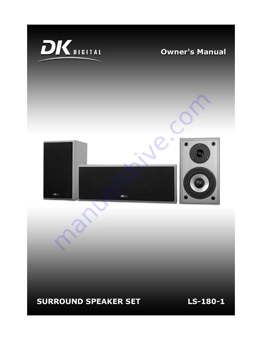 DK Digital LS-180-1 Owner'S Manual Download Page 1