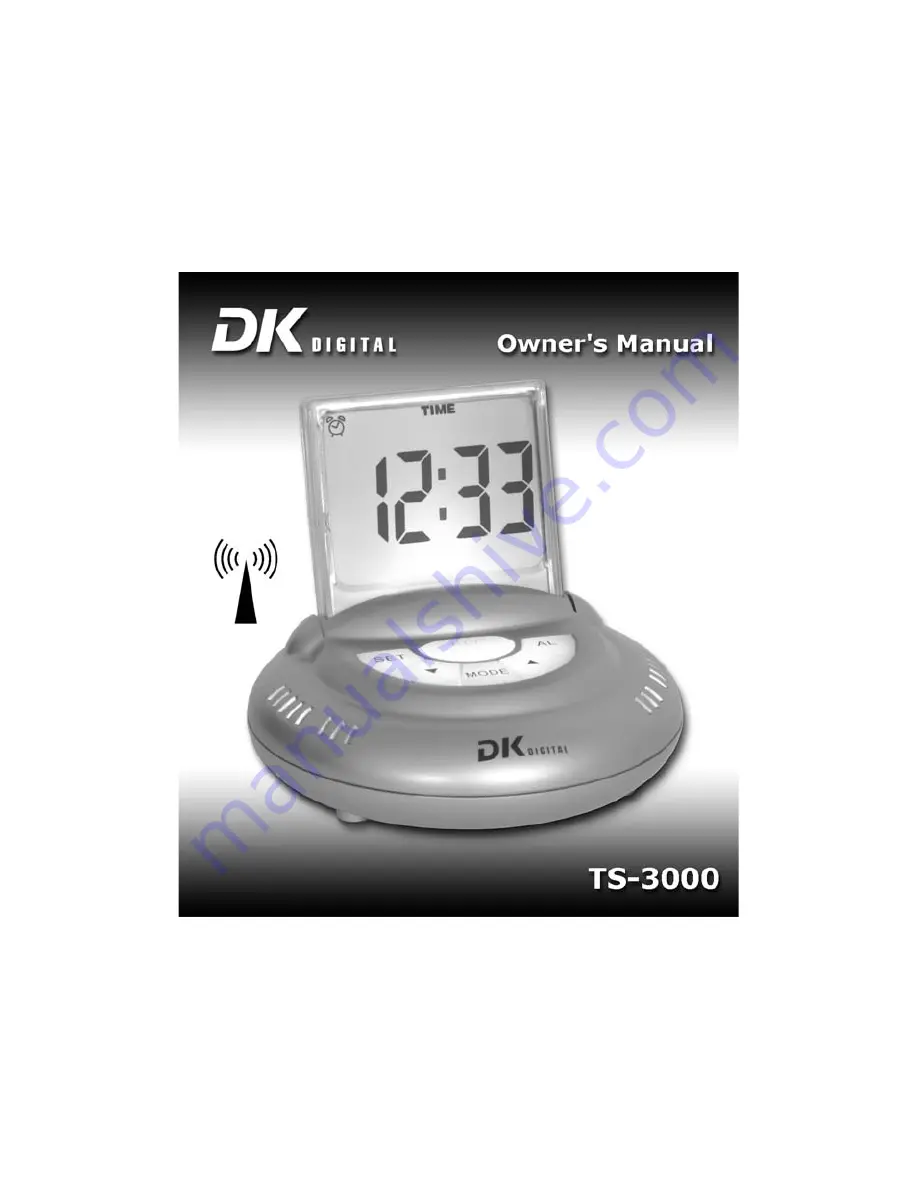 DK Digital TS-3000 Owner'S Manual Download Page 1