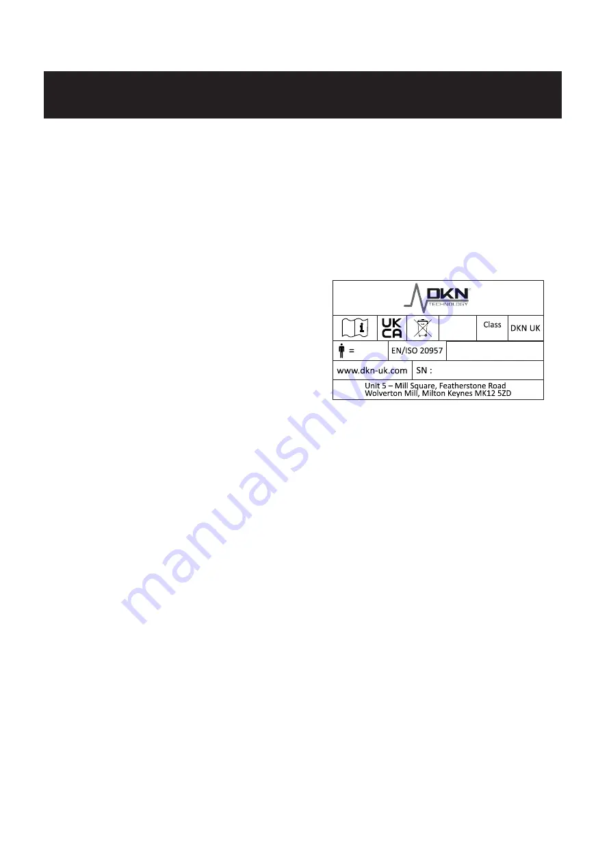 DKN technology EMB-600 Owner'S Manual Download Page 20