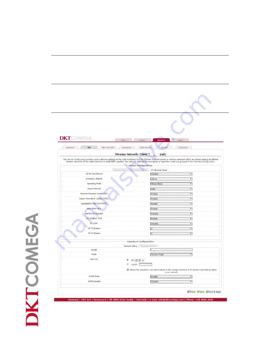 DKT Comega IPLoC D2-POM-n Quick Manual Download Page 20