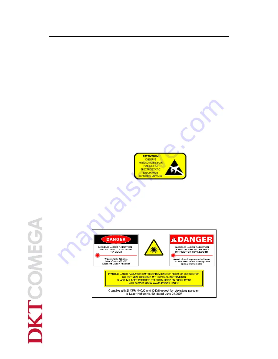 DKT Comega OFA-CCD series User Manual Download Page 6