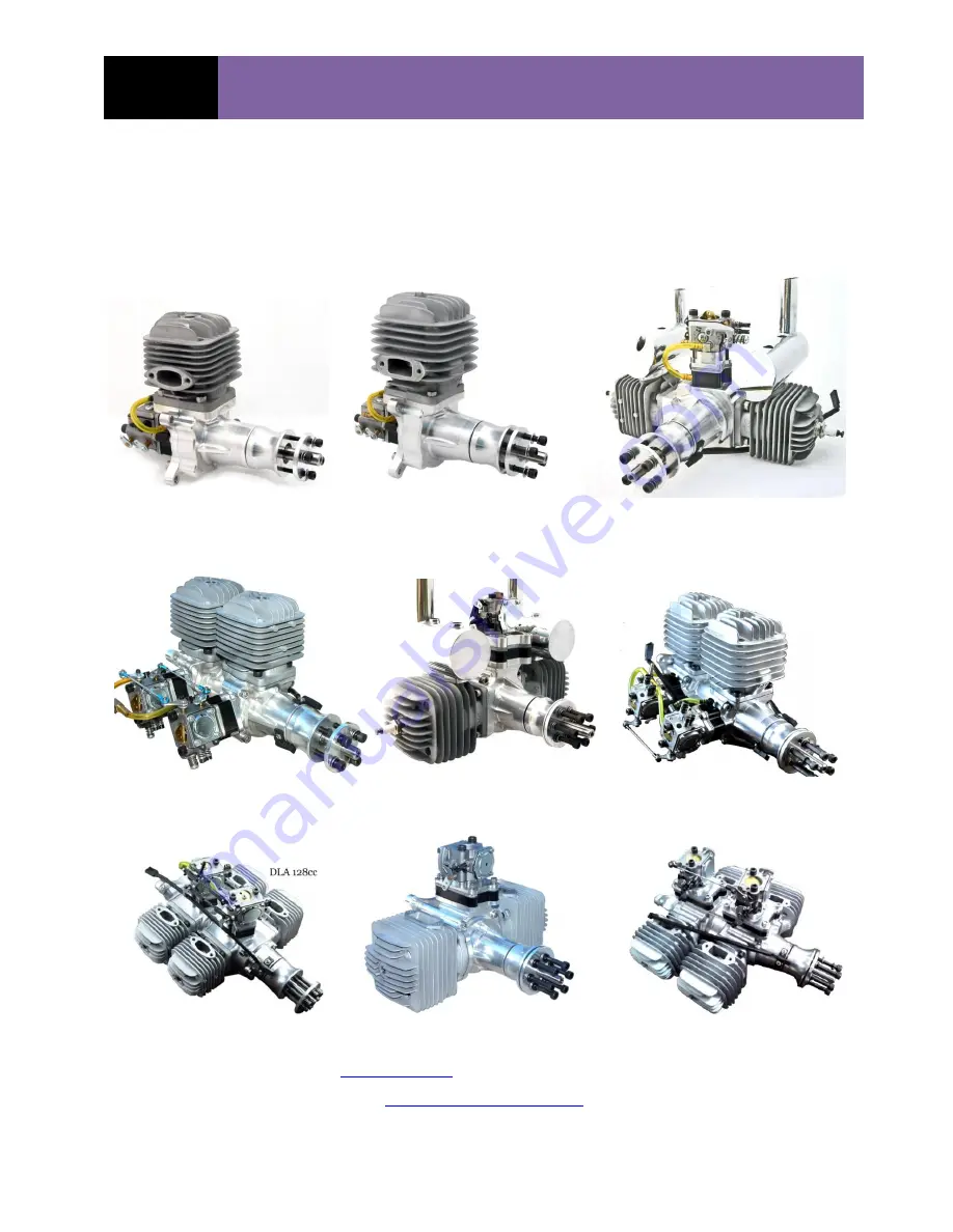 DLA 116cc Twin-Boxer Instruction Manual Download Page 1