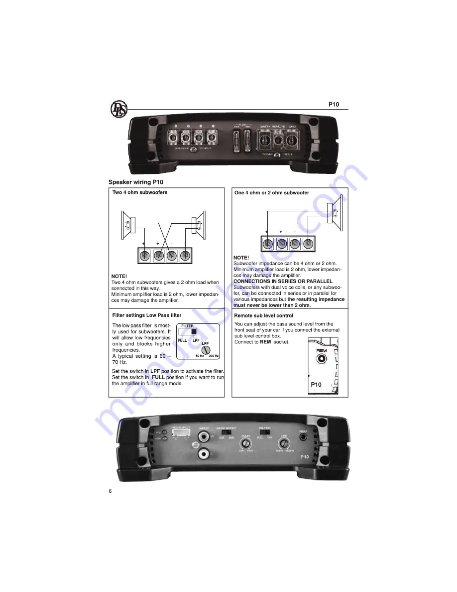 DLS P10 How To Install And Operate Download Page 6