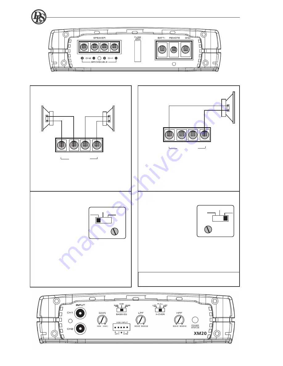 DLS XM10 Owner'S Manual Download Page 6