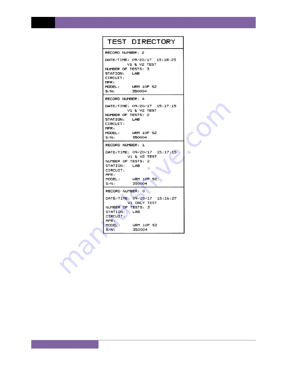 doble Vanguard Instruments WRM-10P S2 User Manual Download Page 65