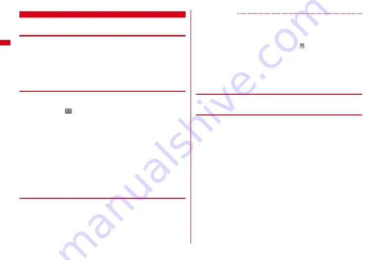 Docomo F-01A Instruction Manual Download Page 72