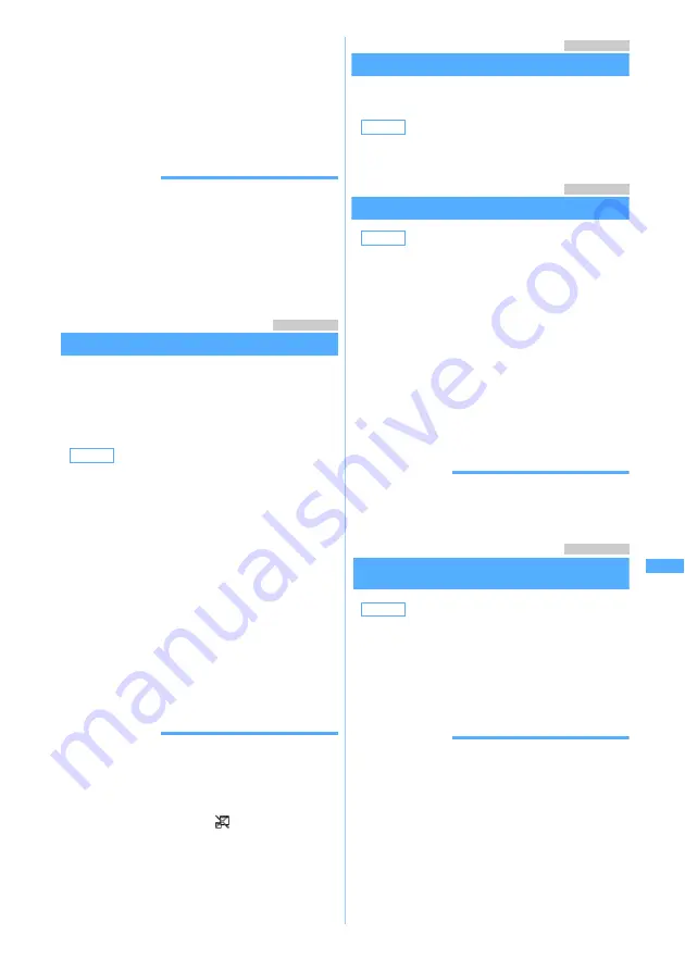 Docomo FOMA D702iF Manuals Download Page 271