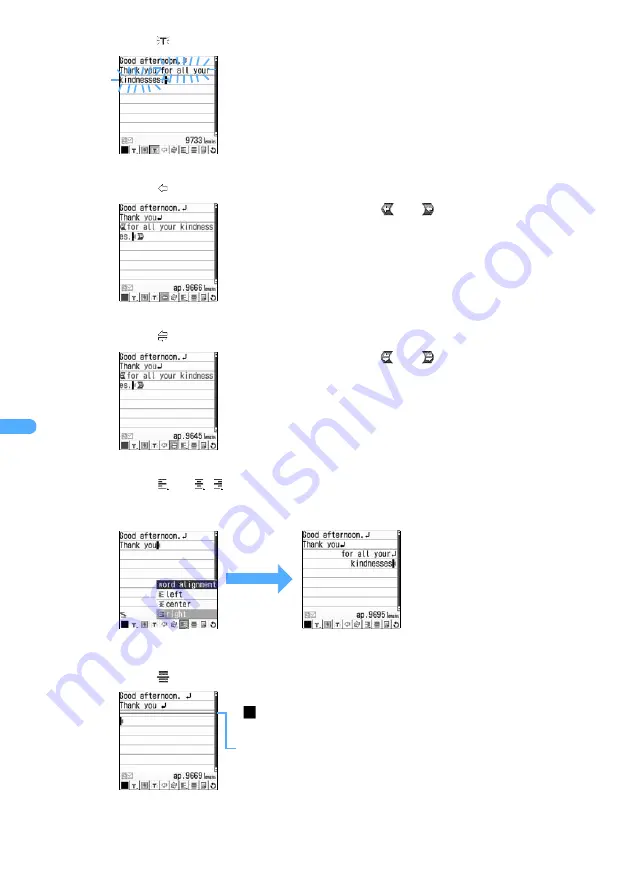 Docomo FOMA D901i Manual Download Page 258