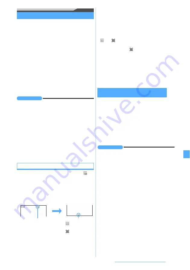 Docomo FOMA D905I Manual Download Page 323