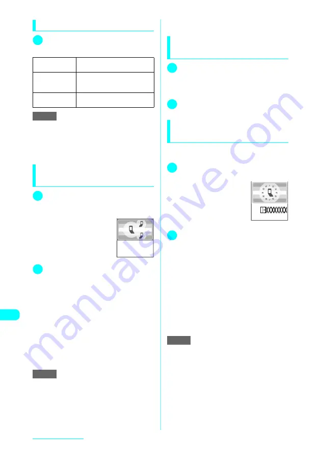 Docomo FOMA N601i Manual Download Page 313