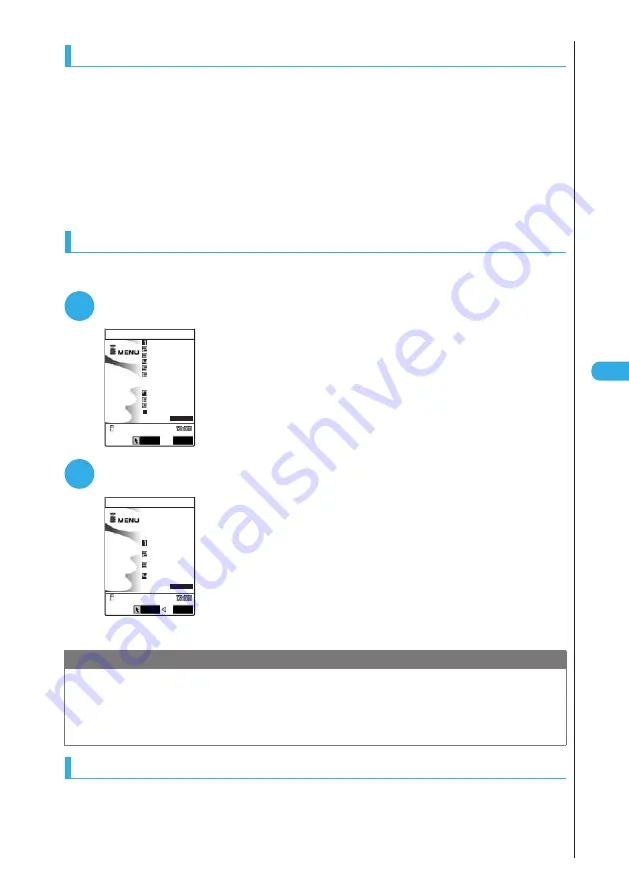 Docomo FOMA N901IC User Manual Download Page 209