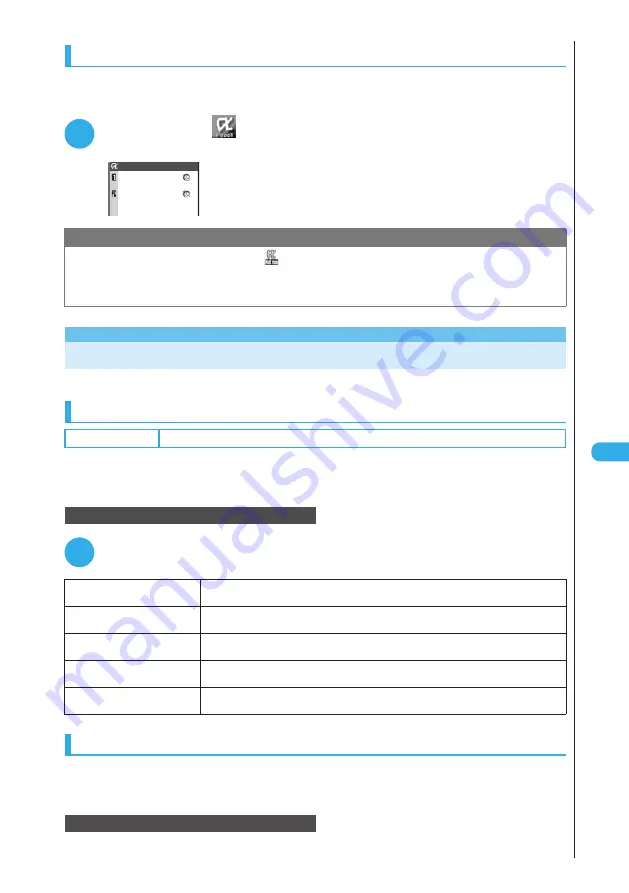 Docomo FOMA N901IC User Manual Download Page 329