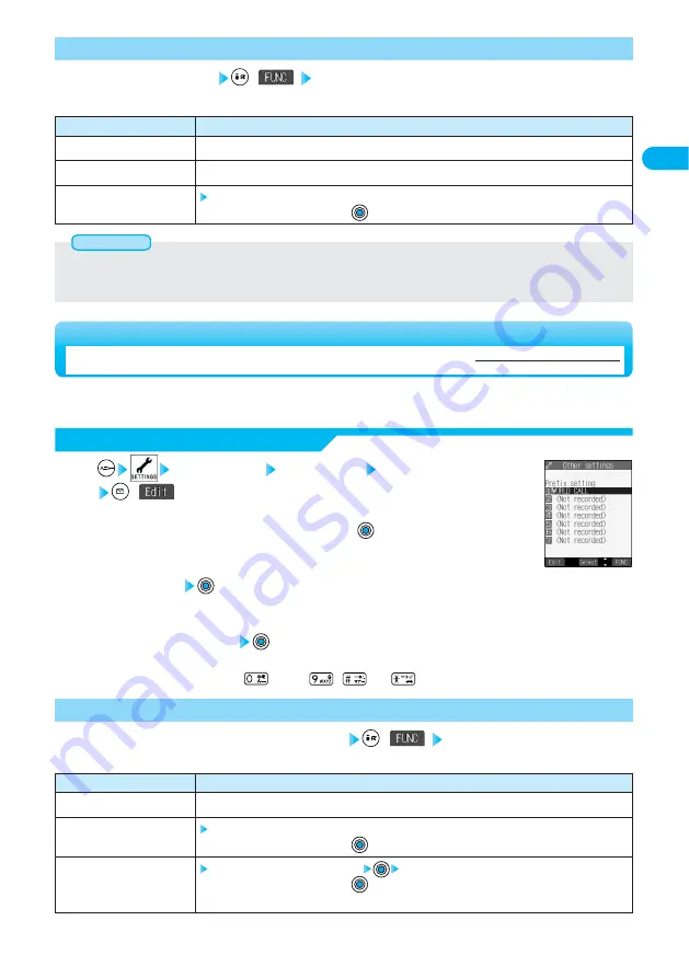 Docomo FOMA P701iD Manual Download Page 63