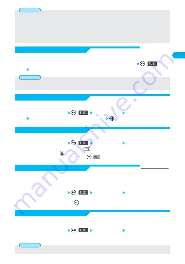 Docomo FOMA P701iD Manual Download Page 87