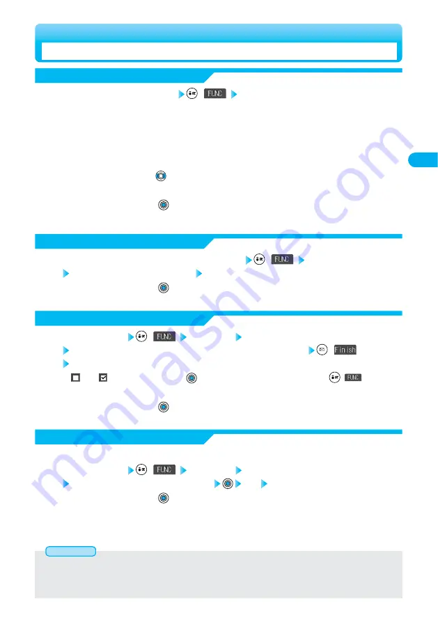 Docomo FOMA P701iD Manual Download Page 111