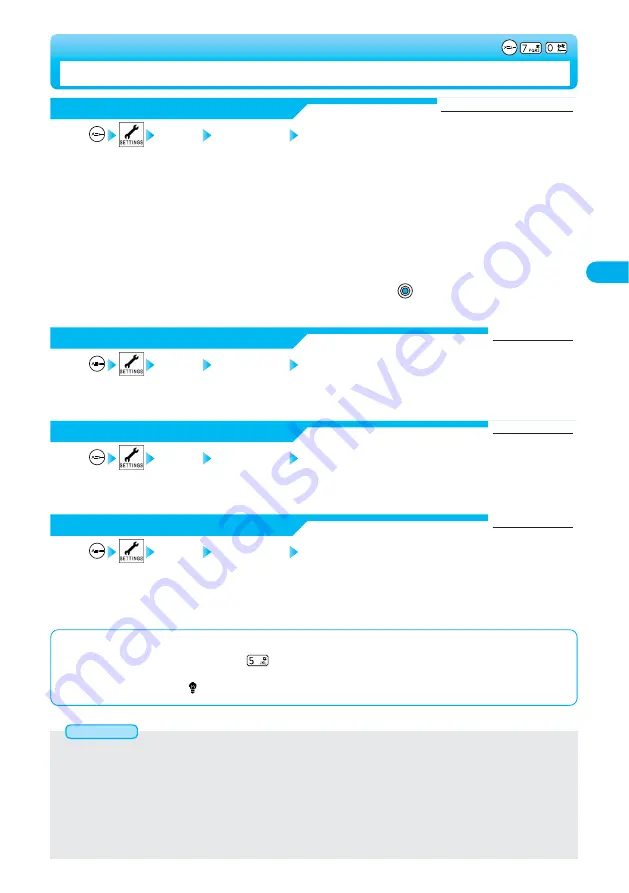 Docomo FOMA P701iD Manual Download Page 137