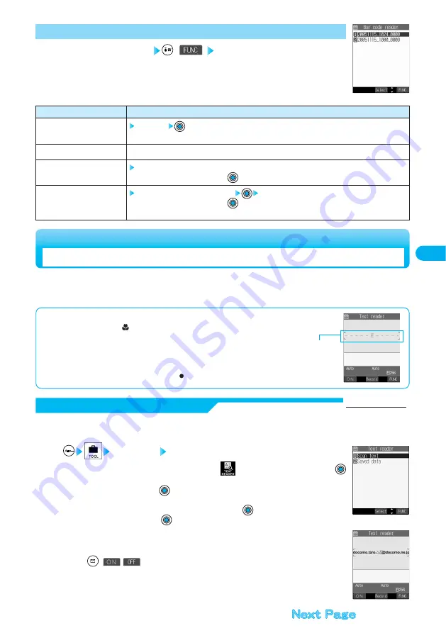 Docomo FOMA P701iD Manual Download Page 191