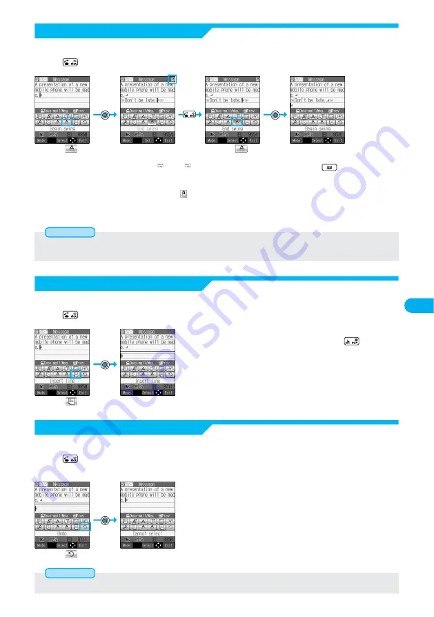 Docomo FOMA P701iD Manual Download Page 259