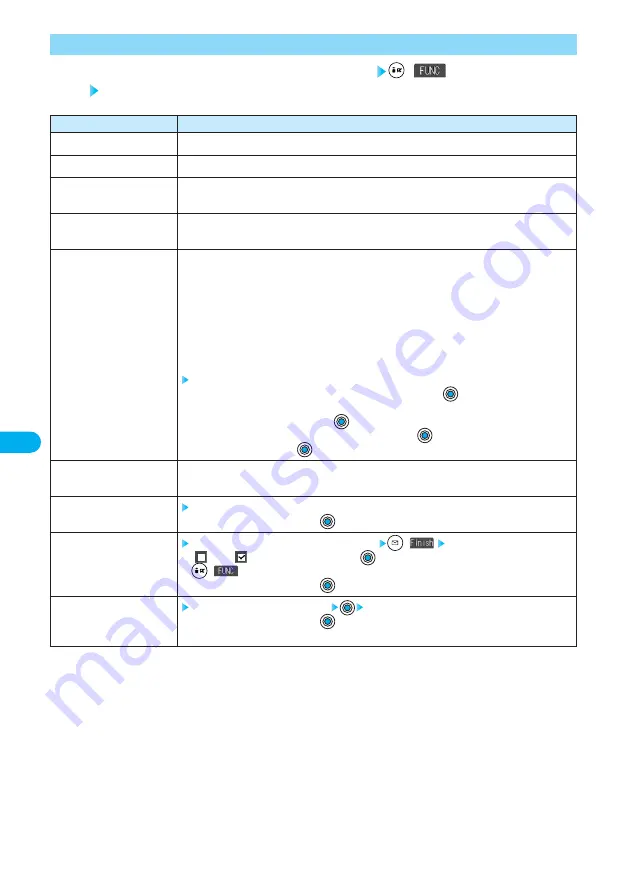 Docomo FOMA P701iD Manual Download Page 292