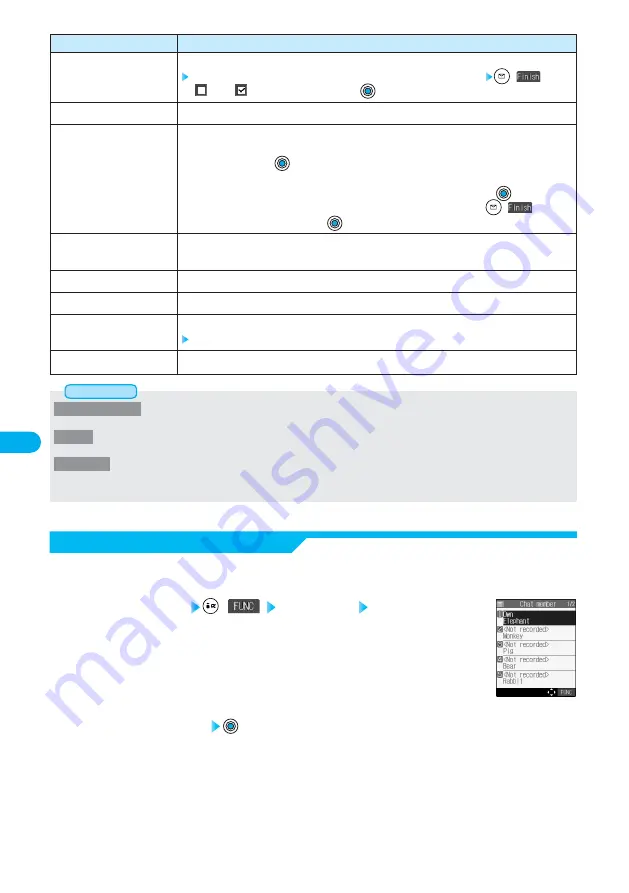 Docomo FOMA P701iD Manual Download Page 306