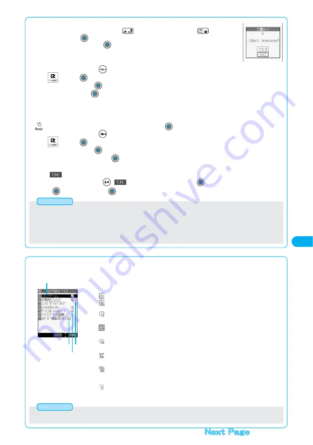 Docomo FOMA P701iD Manual Download Page 323