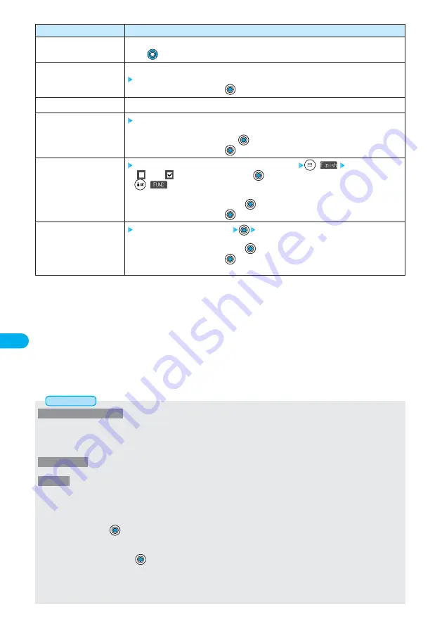 Docomo FOMA P701iD Manual Download Page 326