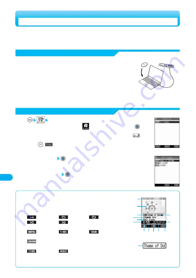 Docomo FOMA P701iD Manual Download Page 390