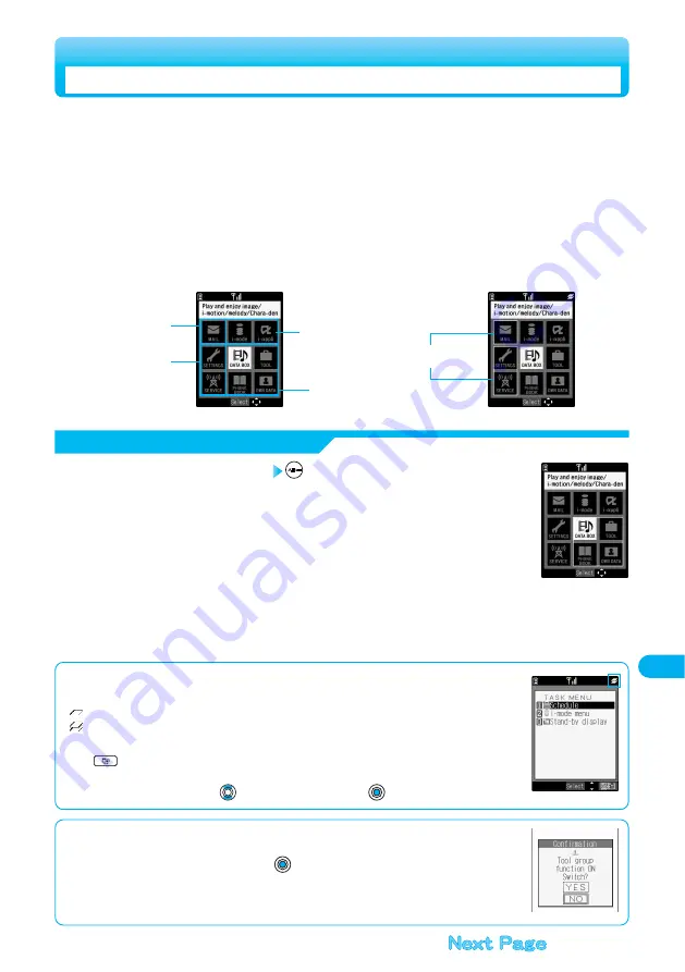 Docomo FOMA P701iD Скачать руководство пользователя страница 417