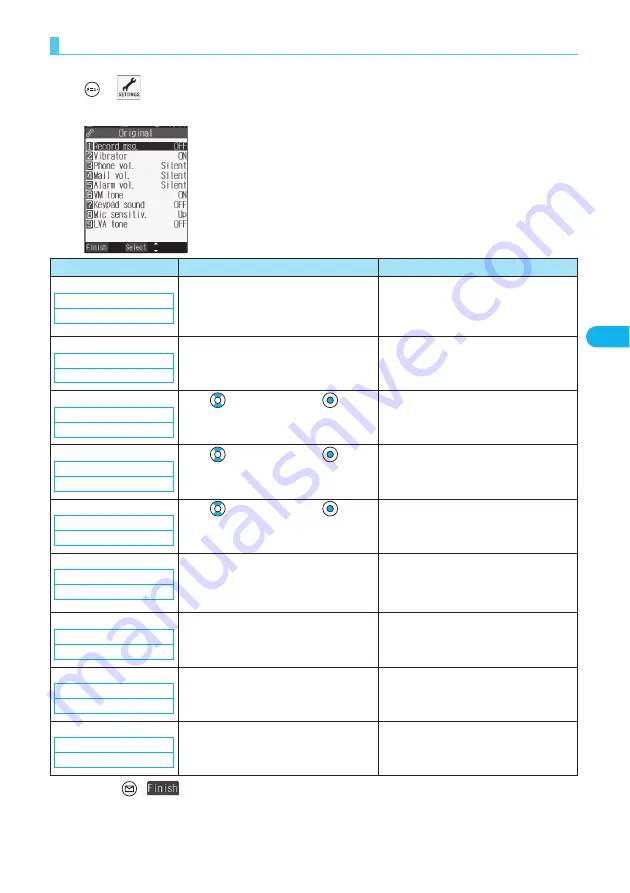 Docomo FOMA P702iD Manual Download Page 153