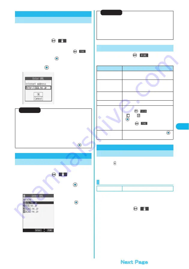 Docomo FOMA P702iD Manual Download Page 229