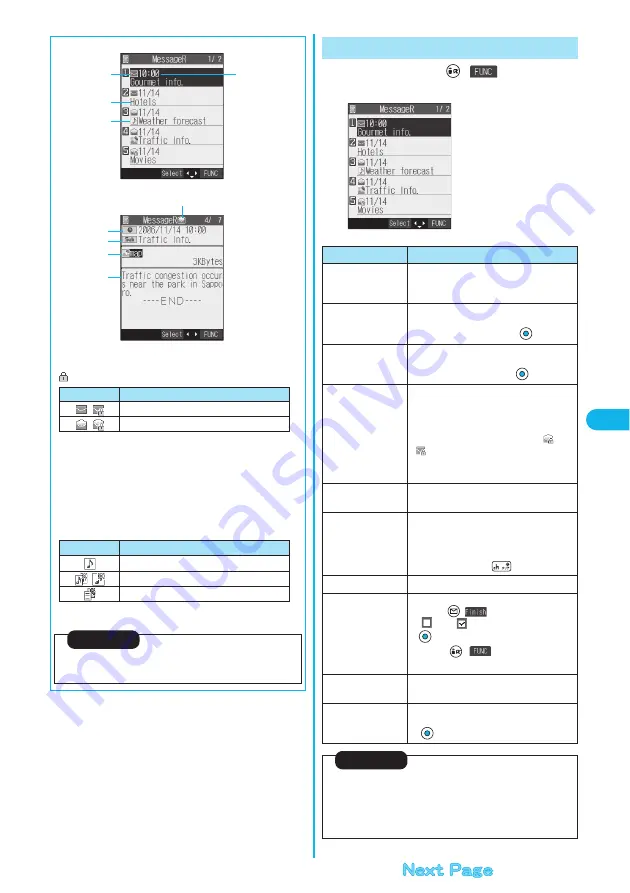 Docomo FOMA P702iD Скачать руководство пользователя страница 241