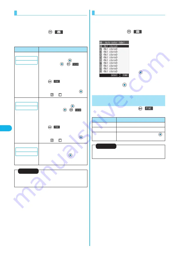 Docomo FOMA P702iD Manual Download Page 286