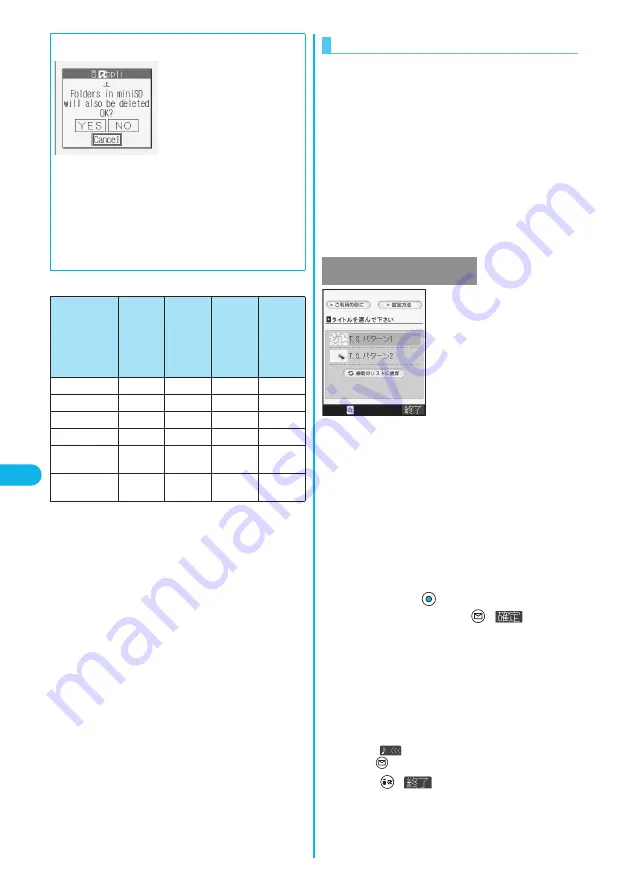 Docomo FOMA P702iD Manual Download Page 302