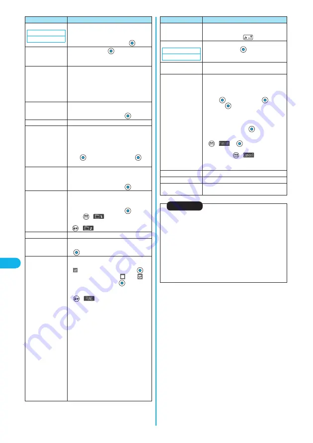 Docomo FOMA P702iD Manual Download Page 316