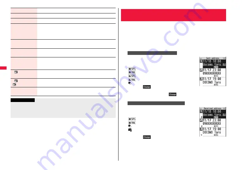 Docomo FOMA P706ie Instruction Manual Download Page 212