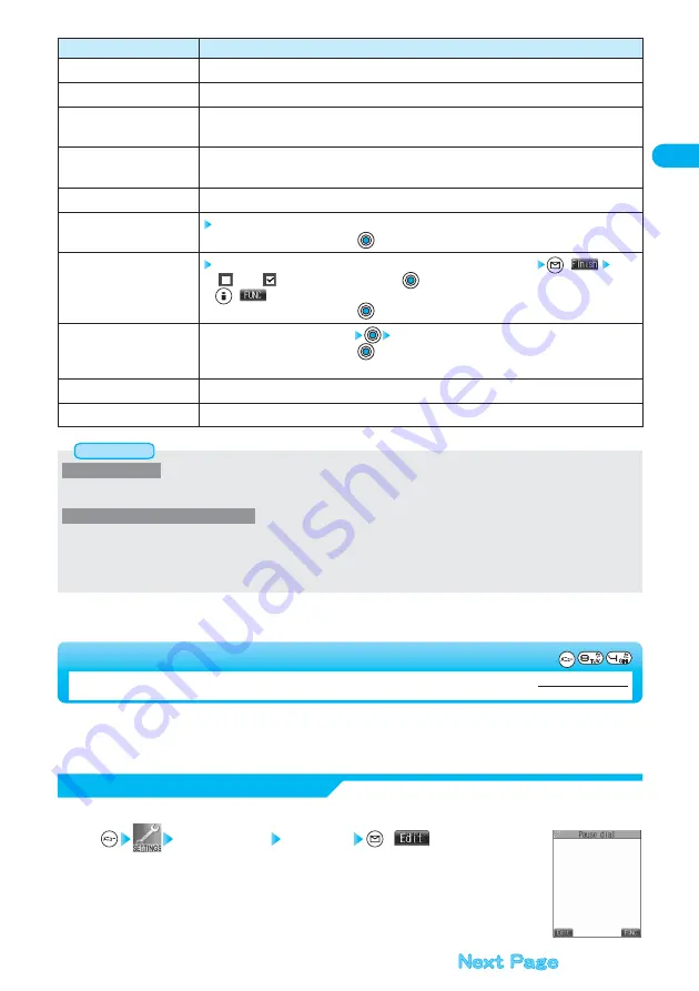 Docomo FOMA P901iS Manual Download Page 57