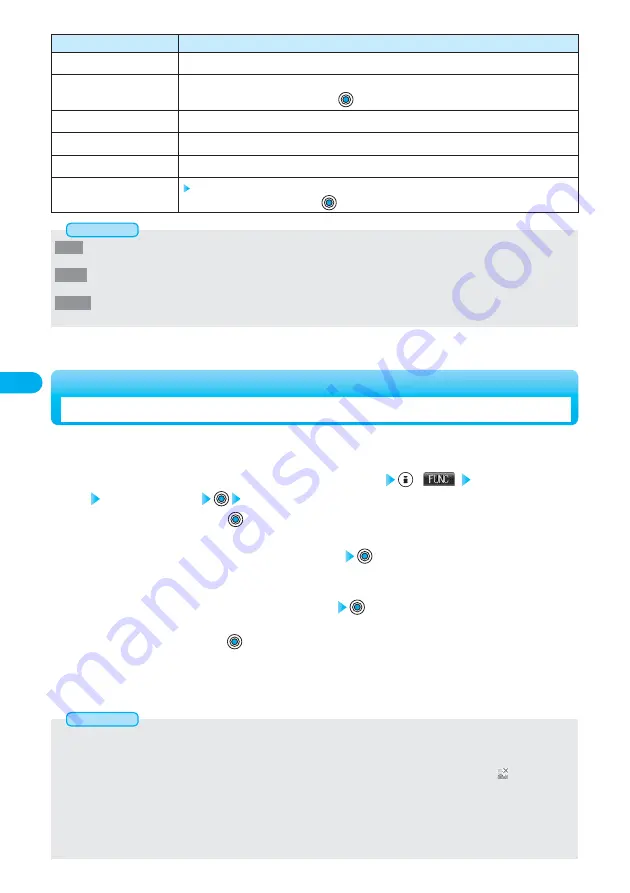 Docomo FOMA P901iS Manual Download Page 218