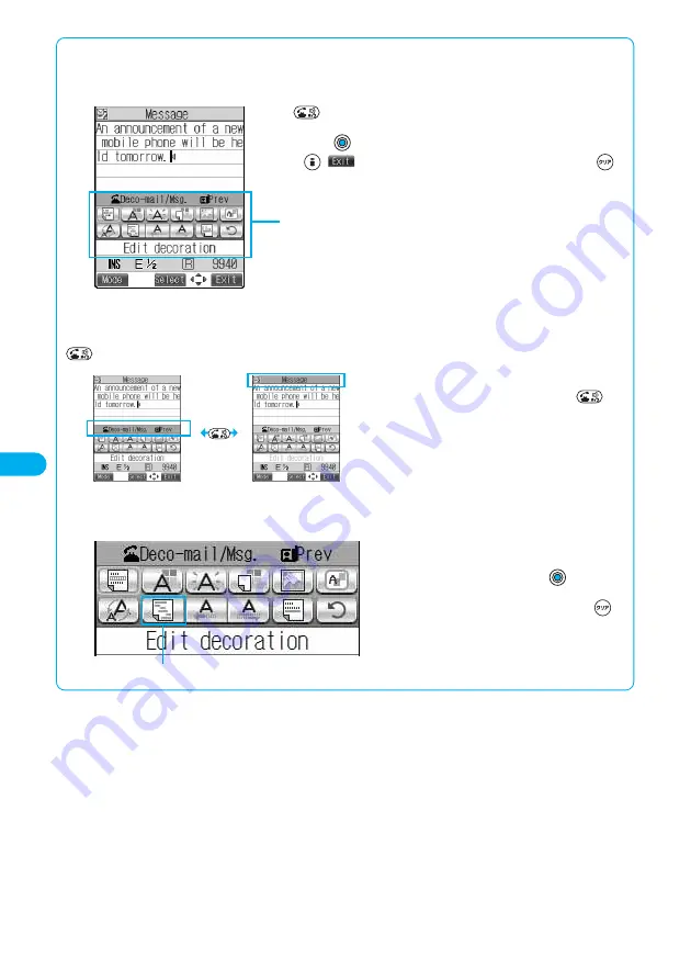 Docomo FOMA P901iS Manual Download Page 254