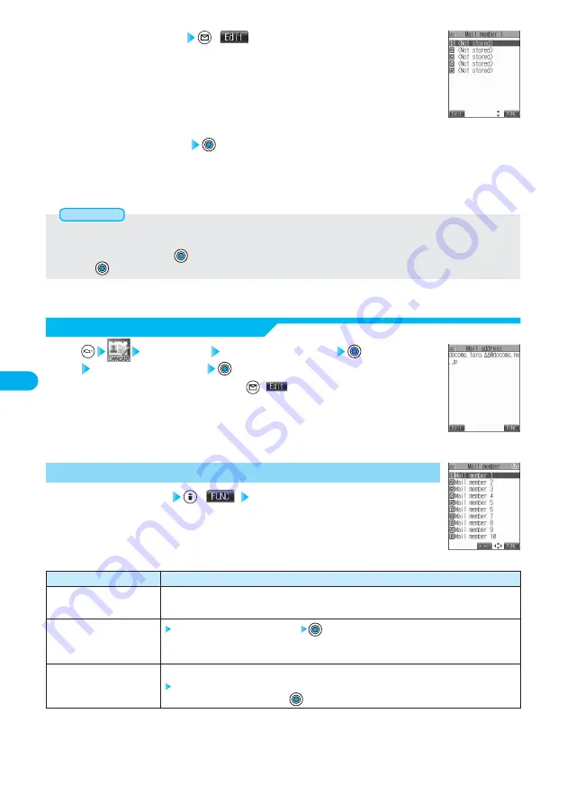 Docomo FOMA P901iS Manual Download Page 300