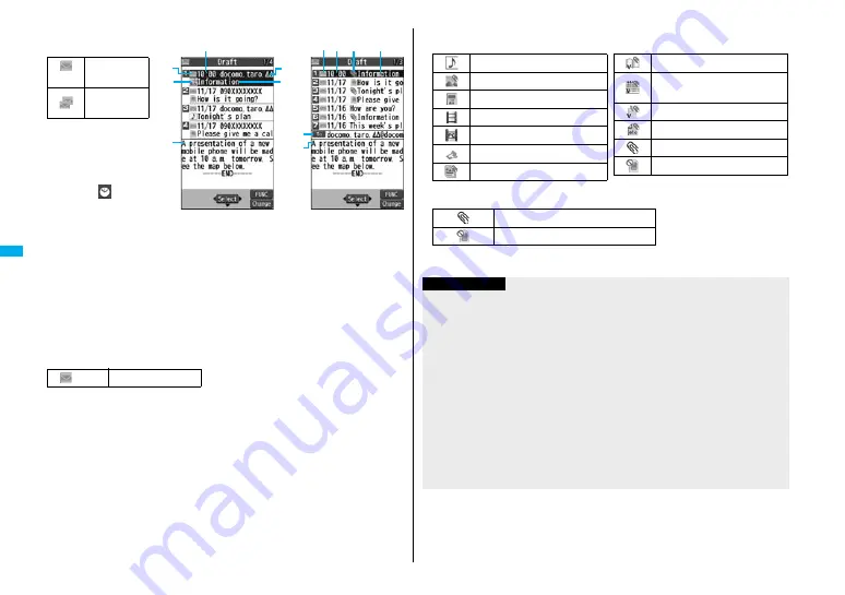 Docomo FOMA P905ITV Instruction Manual Download Page 212