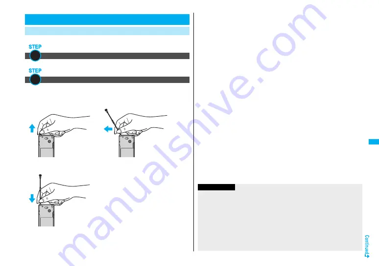 Docomo FOMA P905ITV Instruction Manual Download Page 267