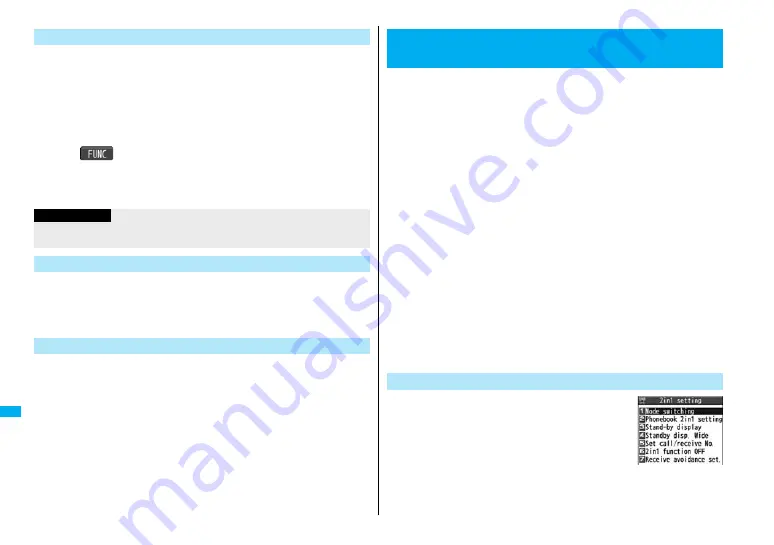 Docomo FOMA P905ITV Instruction Manual Download Page 428